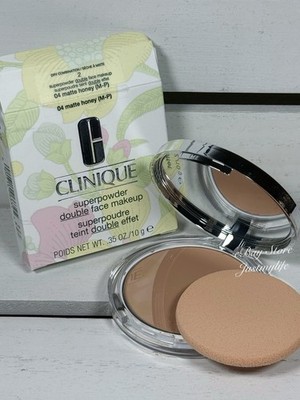 ~04 Matte Honey~ Clinique Superpowder Double Face Makeup, Full Size,New in Box