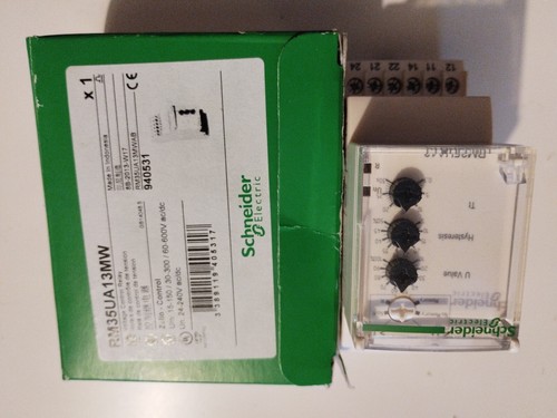 New Schneider Relay De Contrôle De Tension RM35UA13MW CUTTER ELECTRIC - Picture 2 of 3