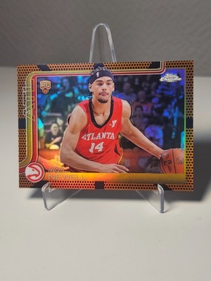 2025-26 Topps Chrome Asa Newell RC Basketball Refractor Atlanta Hawks #273