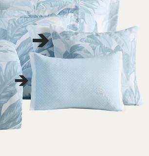 Tommy Bahama Home Serenity Collection TWO Decorative Pillows Set Blue
