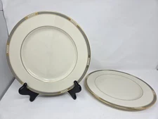 2 Lenox McKinley 10.5" Dinner Plates -USA Made