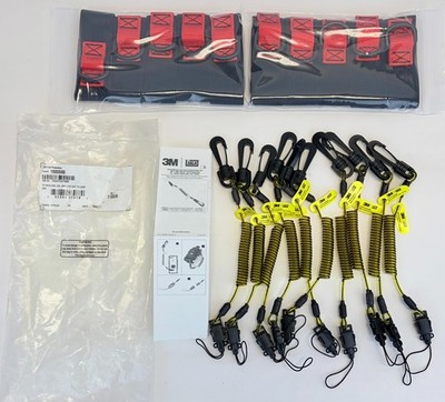 3M DBI-SALA 1500060 Coil Tool Tethers C2L Clip-to-Loop   2 lb Capacity   10 Pack