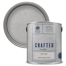 CROWN CRAFTED SUEDE TEXTURED SOFT GREY  2.5L