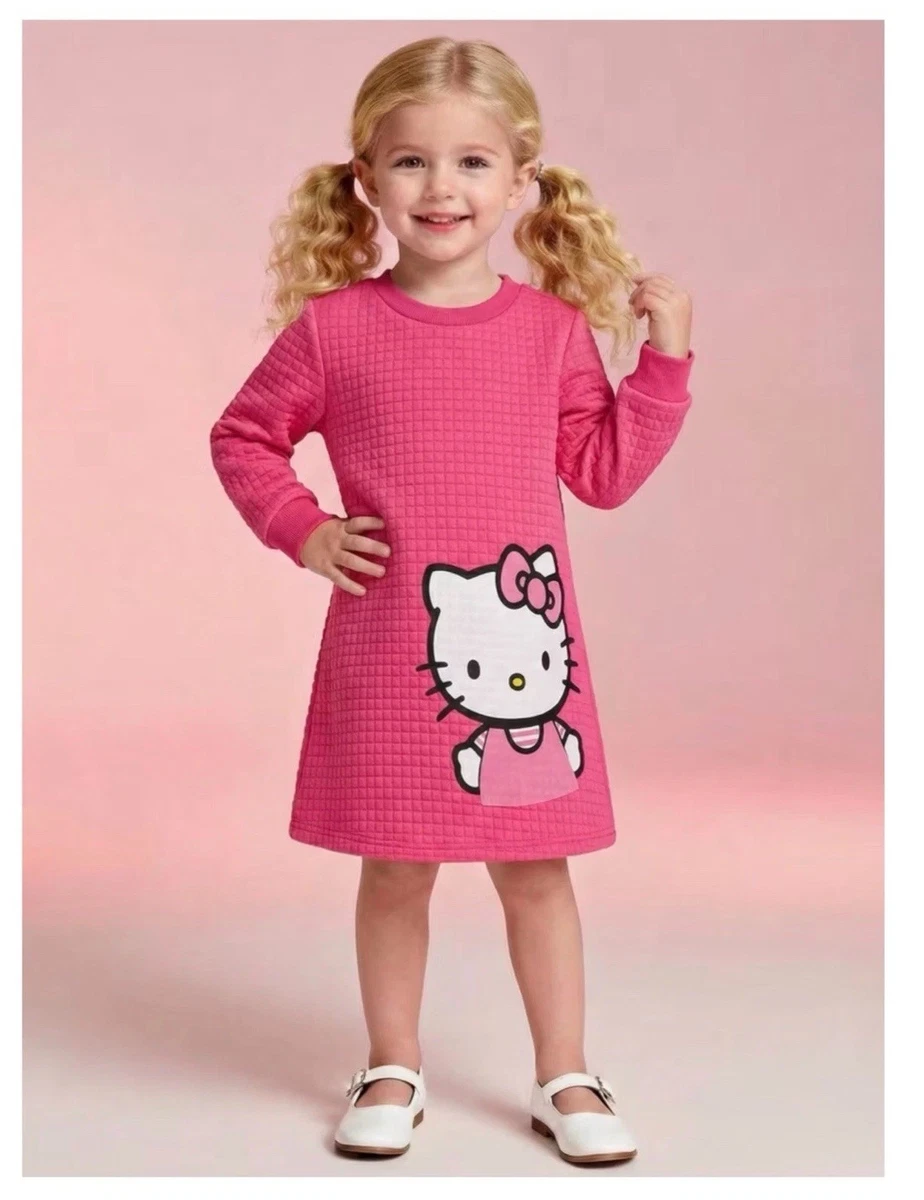 Sanrio Hello Kitty Long Sleeve Dresses for Girls for sale | eBay