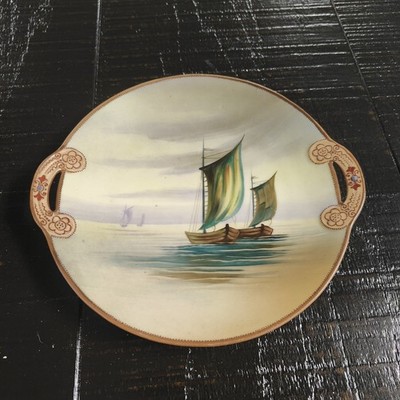 Hand Painted Nippon 7 In Plate