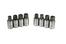 ATD Tools 13788 Large Size SAE/Metric Hex Bit Socket Set, 8 pc.
