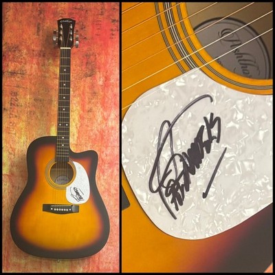 GFA Snortin' Whiskey Star * PAT TRAVERS * Signierte 41'' Akustikgitarre COA