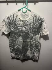 White and black G-Omedics Gotcha tee size small