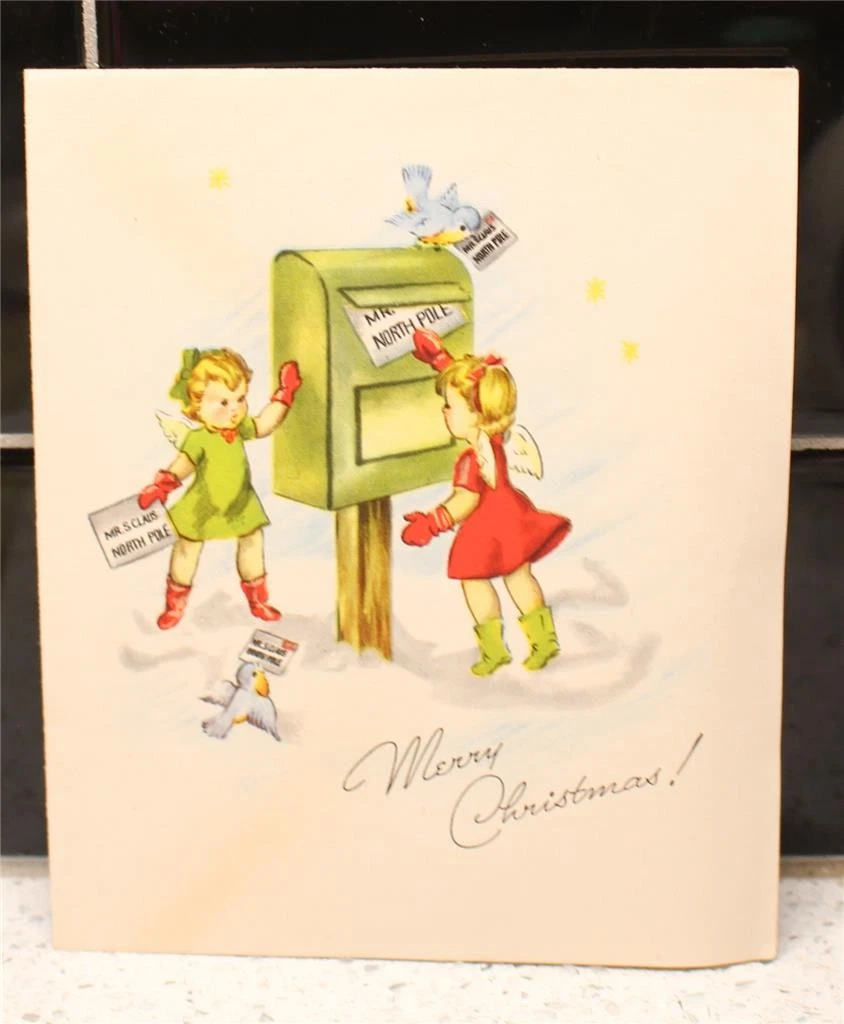 Christmas Collectible Holiday & Seasonal Cards & Postcards 1950