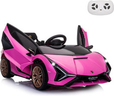 Licensed Lamborghini SIAN Kids Electric Ride on Car by , Toddler 12V Battery Pow