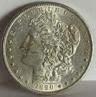 1890 s Morgan Silver Dollar XF lot #23