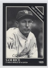 1992 The Sporting News Conlon Collection Sam Rice #436 HOF 0m0