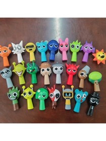24pcs set Sprunki Model Toy Game Action Figures Toy Birthday Gift