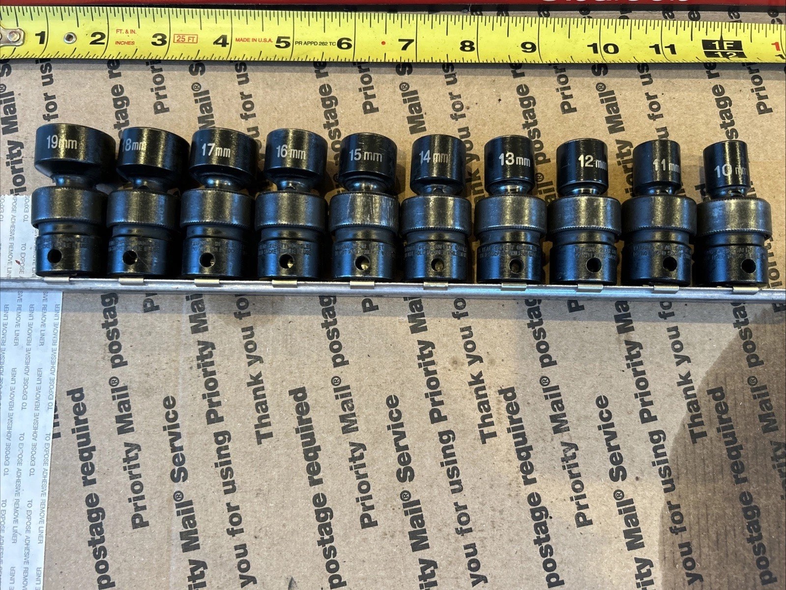 Grey Pneumatic 1210UM 3/8" Drive 10 Piece Universal Metric Set