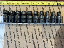 Grey Pneumatic 1210UM 3/8" Drive 10 Piece Universal Metric Set