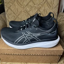 Asics Gel-Nimbus 25 Men’s Size 11 Black White Athletic Running Shoes Sneakers
