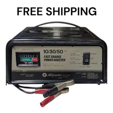 Schumacher Battery Charger Tender 103050 Amps Se-12-50 Jump Start Fast Vtg Schumacher Battery Charger Tender 103050 Amps Se-12-50 Jump Start Fast Vtg