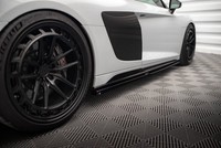 Seitenschweller Ansatz FüR V.2 FüR Audi R8 Mk2 Facelift Schweller Schwarz