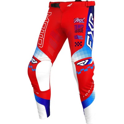 FXR Cross Hose Podium Gladiator - Rot/Blau/Weiß