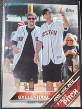 2016 Topps Update #FP-2 Jake Gyllenhaal First Pitch Insert Actor Red Sox