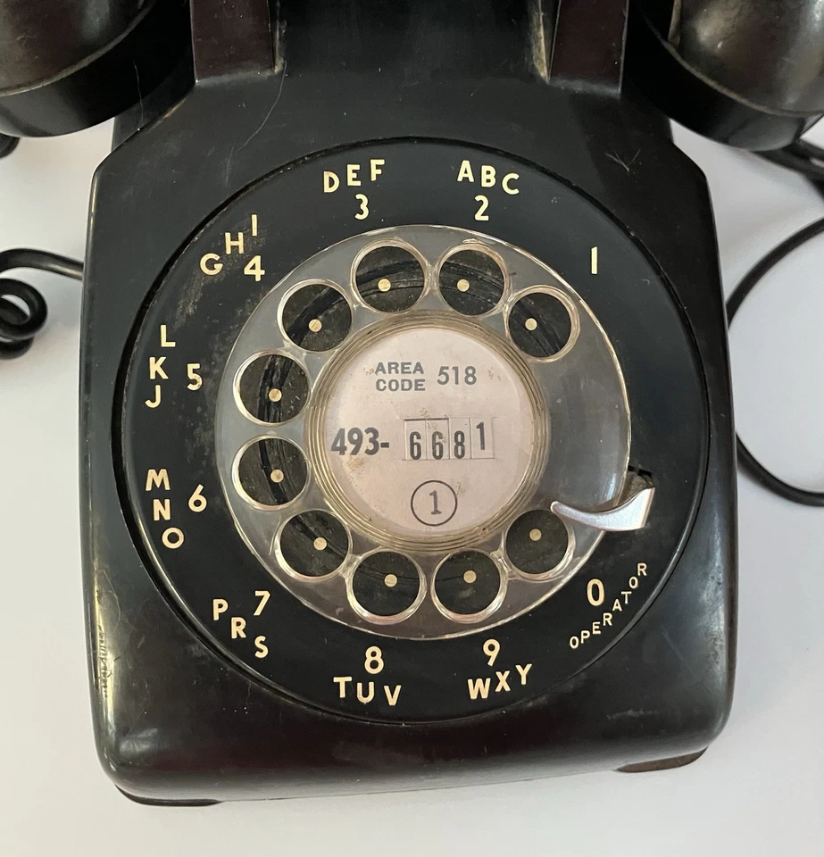 VINTAGE ITT KELLOGG ROTARY DIAL TELEPHONE - Image 2 of 4
