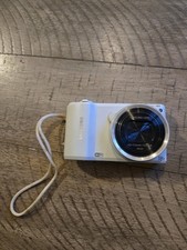 Samsung WB Series WB250F 14.2MP Digital Camera - White Tested Works 8gb SD Card