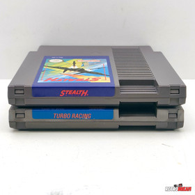 2 JEUX EN LOOSE NINTENDO NES FRA/FAH : STEALTH ATF, TURBO RACING