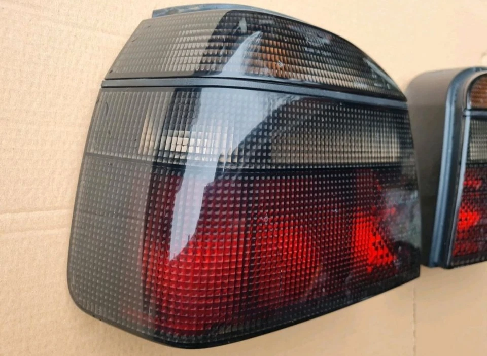 VW Volkswagen Golf MK3 GTI/VR6 HELLA Magic Colors Black Tail Lights - Image 2 of 4