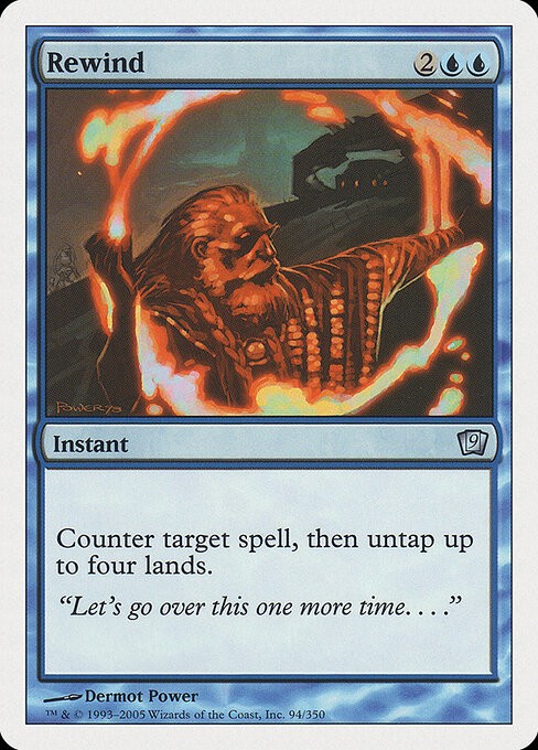 Rewind Foil Ninth Edition 94 NM MTG