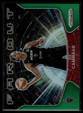 2021 Panini Prizm WNBA #4 Liz Cambage Far Out Prizms Green