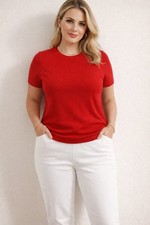 Ralph Lauren Pull on White Trouser Pants sz 18 Taper Ankle Elevated Basic Cotton