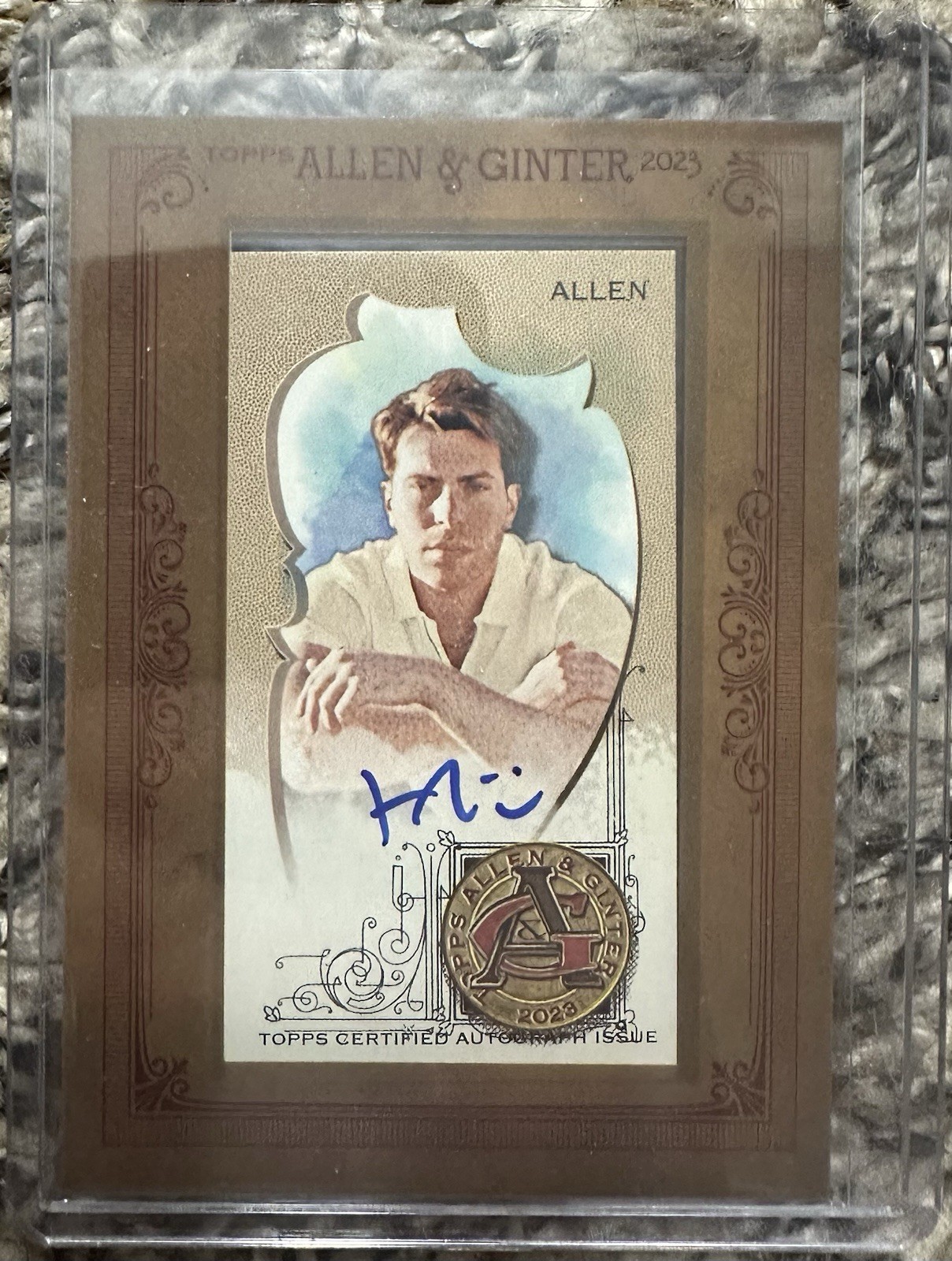 2023 Topps Allen & Ginter Hoodie Allen Auto Musician