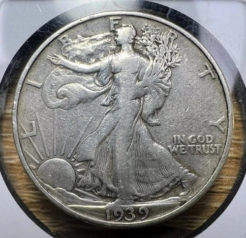 1939-S Liberty Walking Half Dollar - Actual Coin Shown - 90% Silver INV#185
