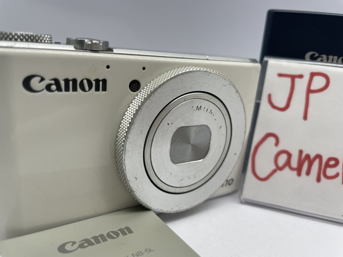 Excellent Canon PowerShot S110 Digital Compact Camera White JAPAN
