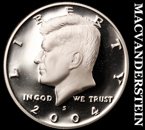 2004-S Silver Kennedy Half Dollar-Choice Gem Proof No Reserve #i2935
