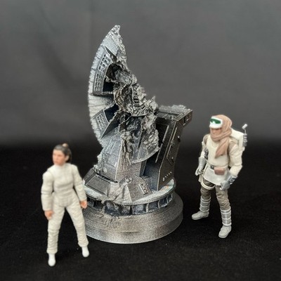 Custom Hoth Radar Cannon (Destroyed) for 3.75 IN (1:18) FIGURE