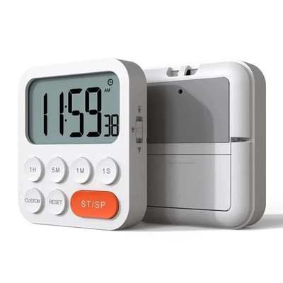 Digital magnetic kitchen timer   LCD egg timer, stopwatch, short-term timer