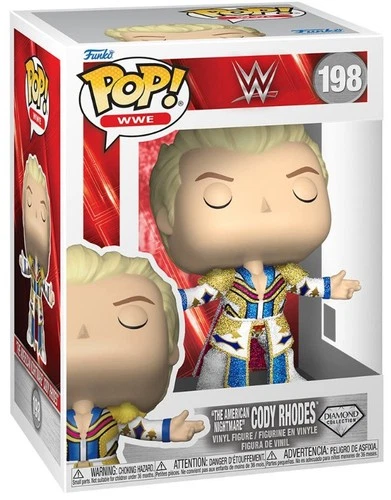 Funko WWE Wrestling POP! WWE Cody Rhodes Vinyl Figure #198