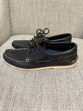 Men’s Sperry Topsider For J Crew Black Leather Loafers Size 10.5M