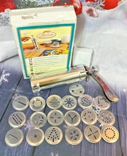 New Shule Biscuits Stainless Steel Spritz Cookie Press Dough Pastry & Discs