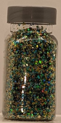 Glitter, Jewel - Teal & Gold mix