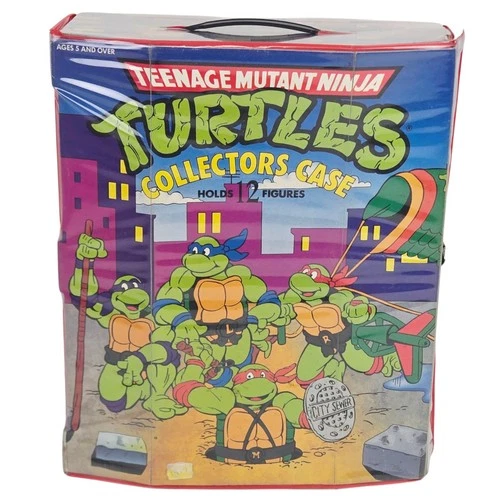 Vintage 1991 TMNT Teenage Mutant Ninja Turtles Collectors Case For 12 Figures