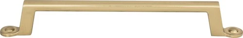 Atlas A304-WB Bradbury Pull 6 5/16 Inch (c-c) - Warm Brass - Picture 2 of 2