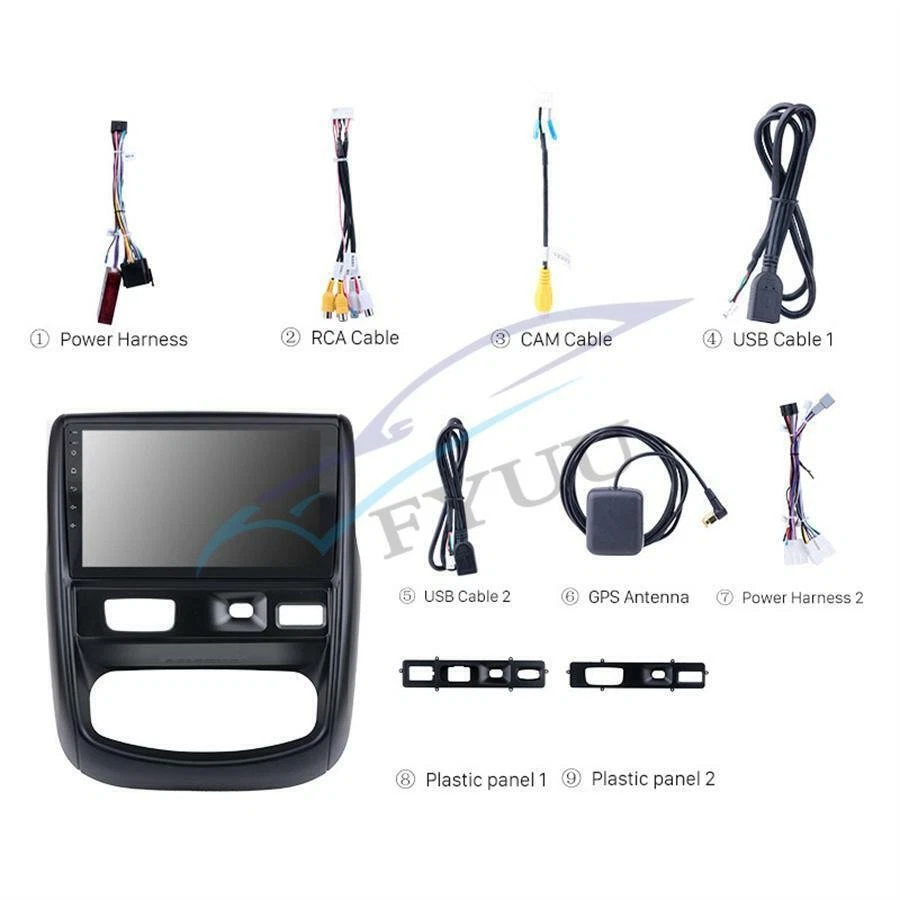 9" Car Android 10.0 GPS Navigation WiFi DAB 1+16GB For 2012-2020 Renault Duster - Image 2 of 4