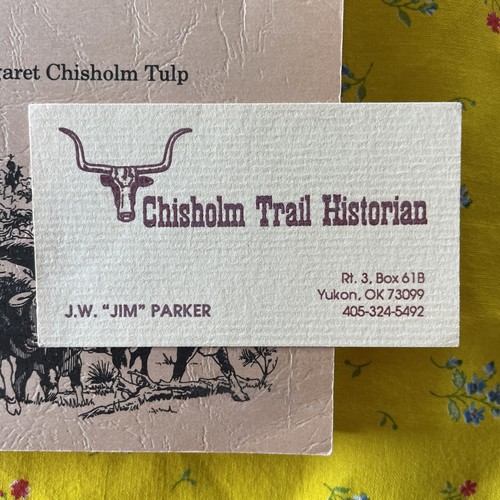 All Along the Chisholm Trail, Vol 1. by James W. Parker (1988, SIGNED PB Illust) - Picture 7 of 9