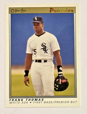 Frank Thomas 1991 O-Pee-Chee Premier #121 MLB Baseball Insert Card White Sox HOF