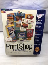 The Print Shop Deluxe Version 6 Windows 95 CD-ROM - 8 CDs. New Old Stock