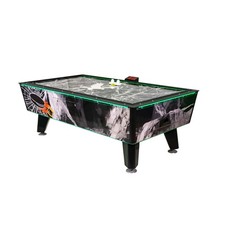 Great American Black Ice Air Hockey Game Table - 7 Ft Free Play - Side Score