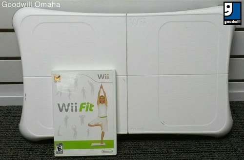 Nintendo Wii Fit Balance Board With Wii Fit Video Game