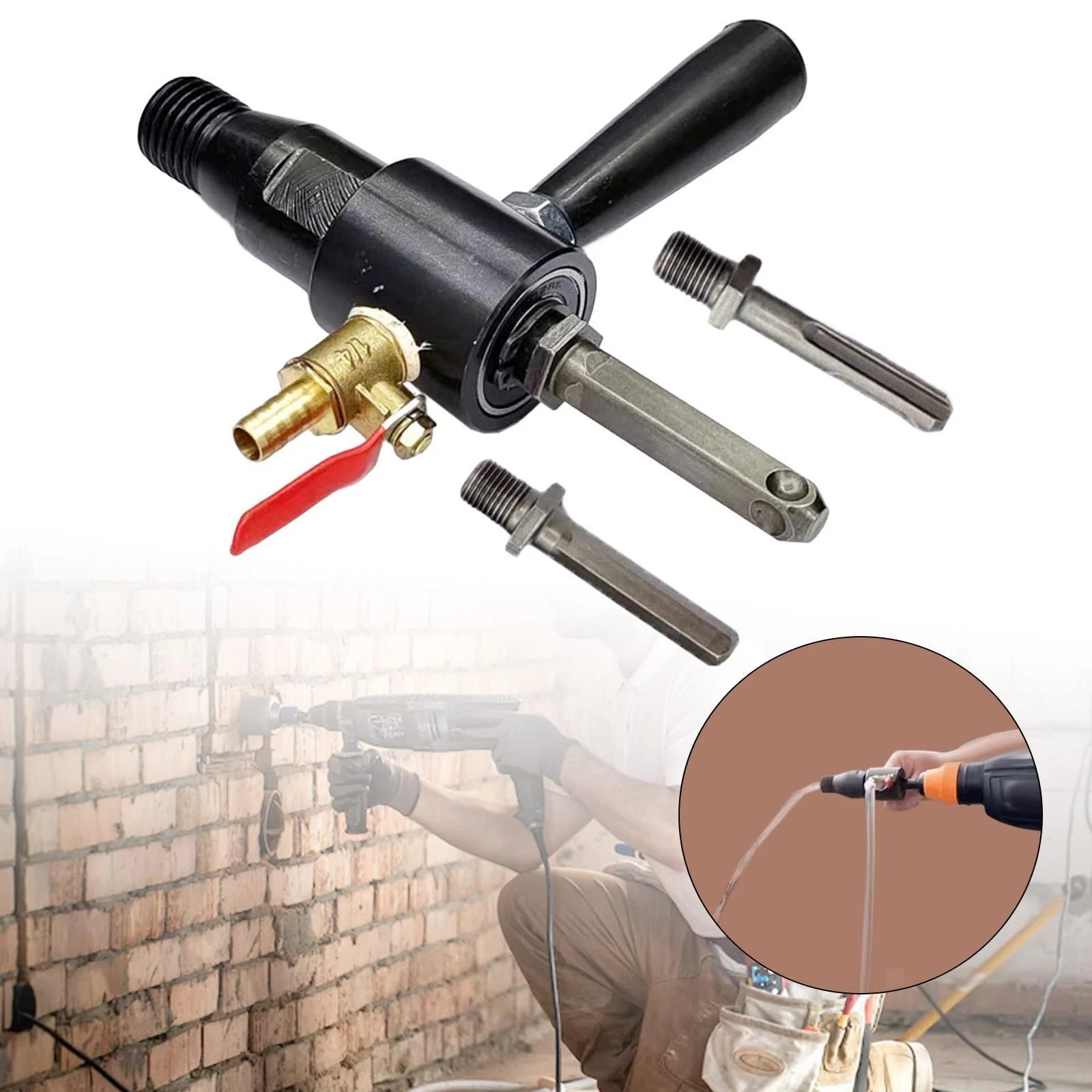 电动钻水钻工具附件 坚固可调节转换器 - 图 6/7